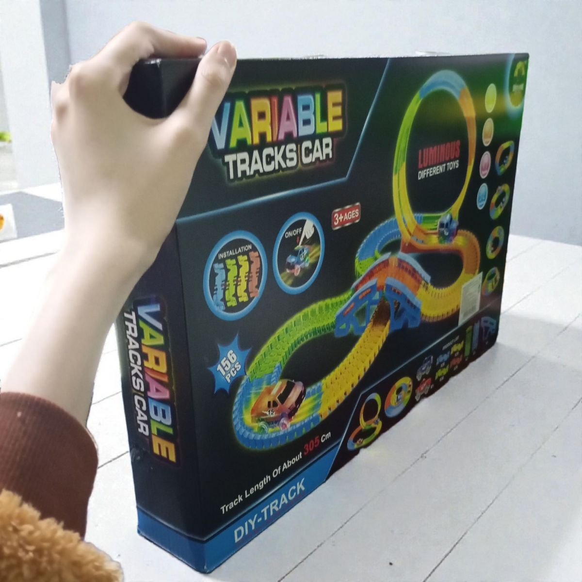 Трек з машинкою батар. світ. кор. 48,5*7*32 см.  фото 2