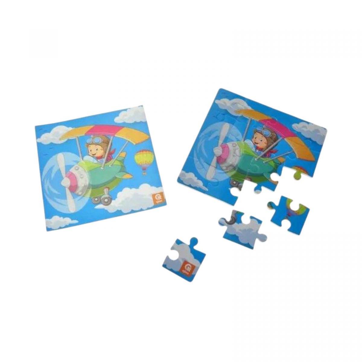 Пазлы фомовые магнитные - 16 элм "Юный пилот"  фото 2