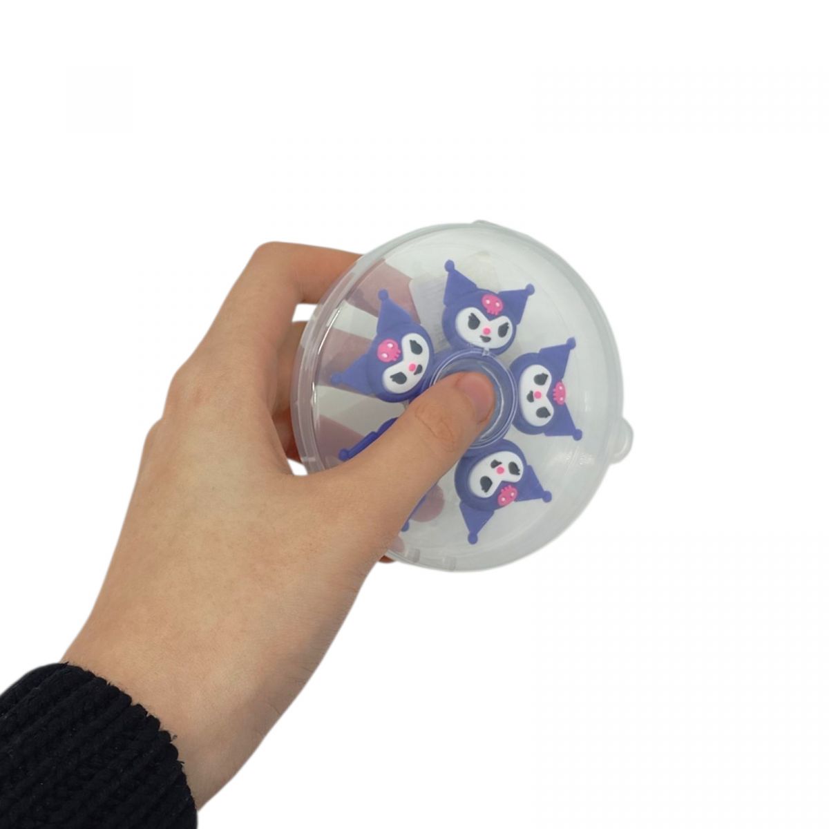 Спинер резиновый КУРОМИ (ФИОЛЕТОВЫЙ)  фото 2