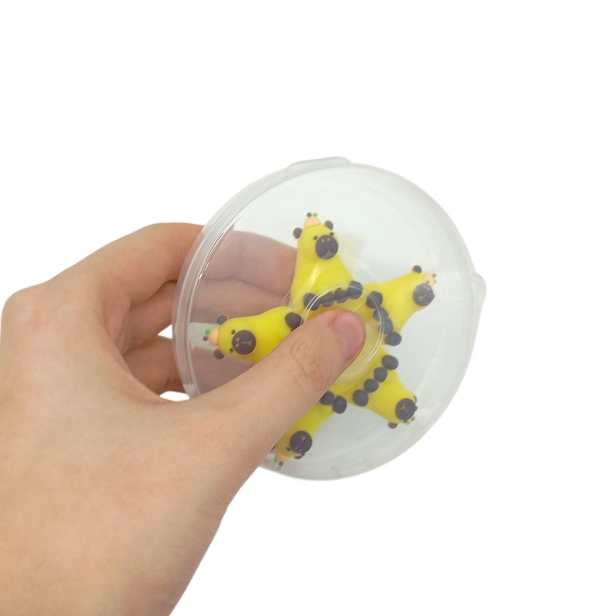 Спинер резиновый КАПИБАРА (РЫЖИЙ)  фото 2