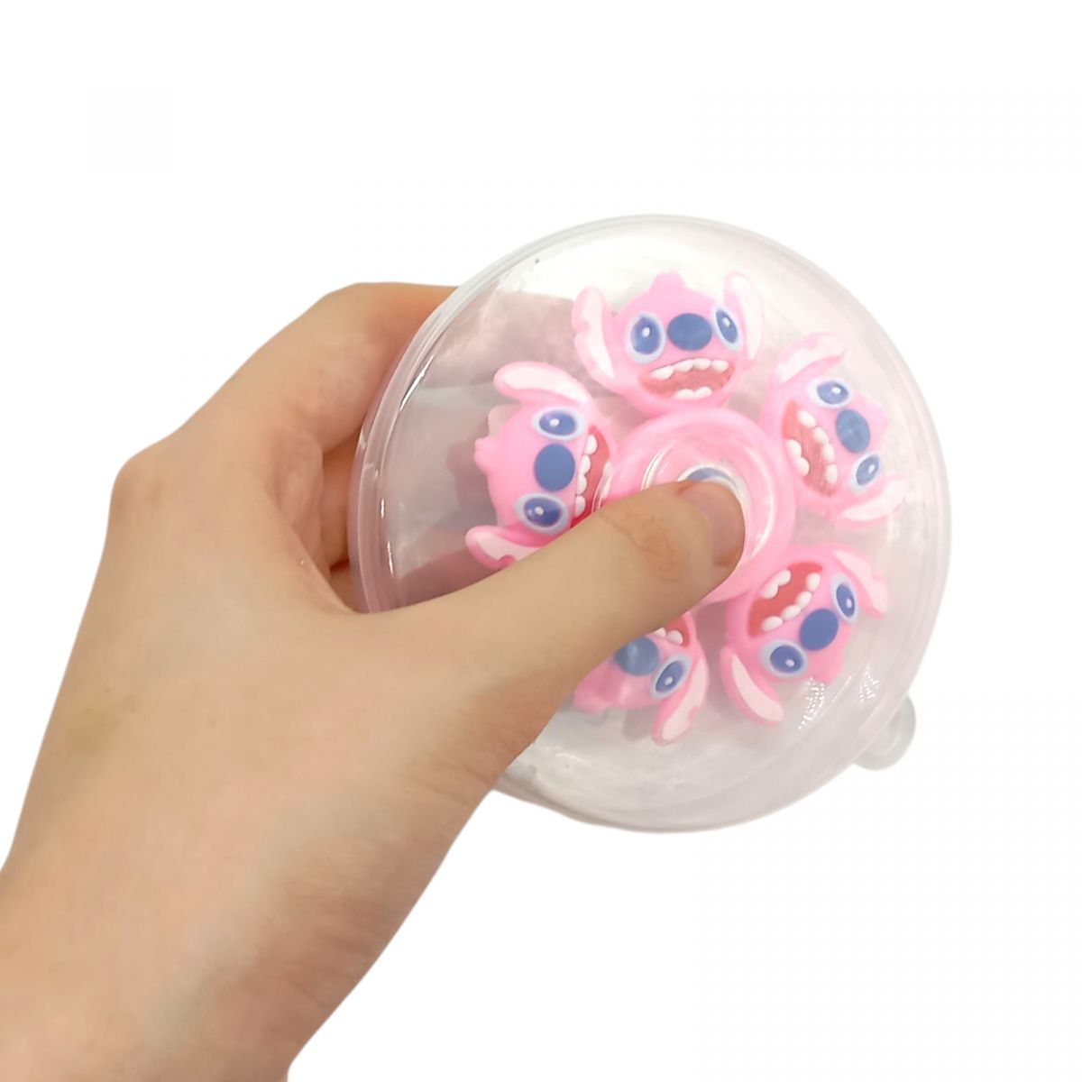 Спінер гумовий STITCH (РОЖЕВИЙ)  фото 2