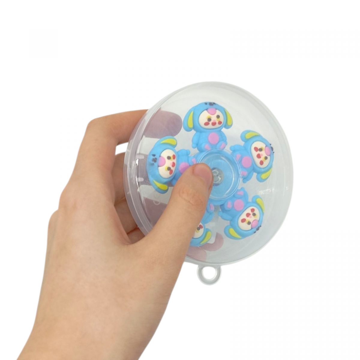 Спинер резиновый BABY THREE (ГОЛУБОЙ)  фото 2