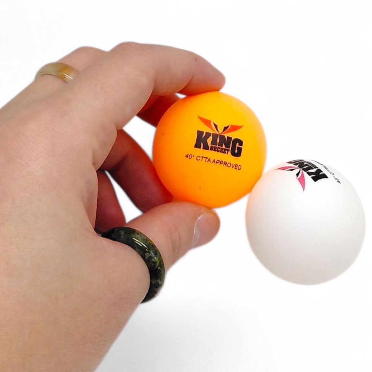 М'ячики тенісні (для пінг понгу) 10 шт, мікс видів  фото 2