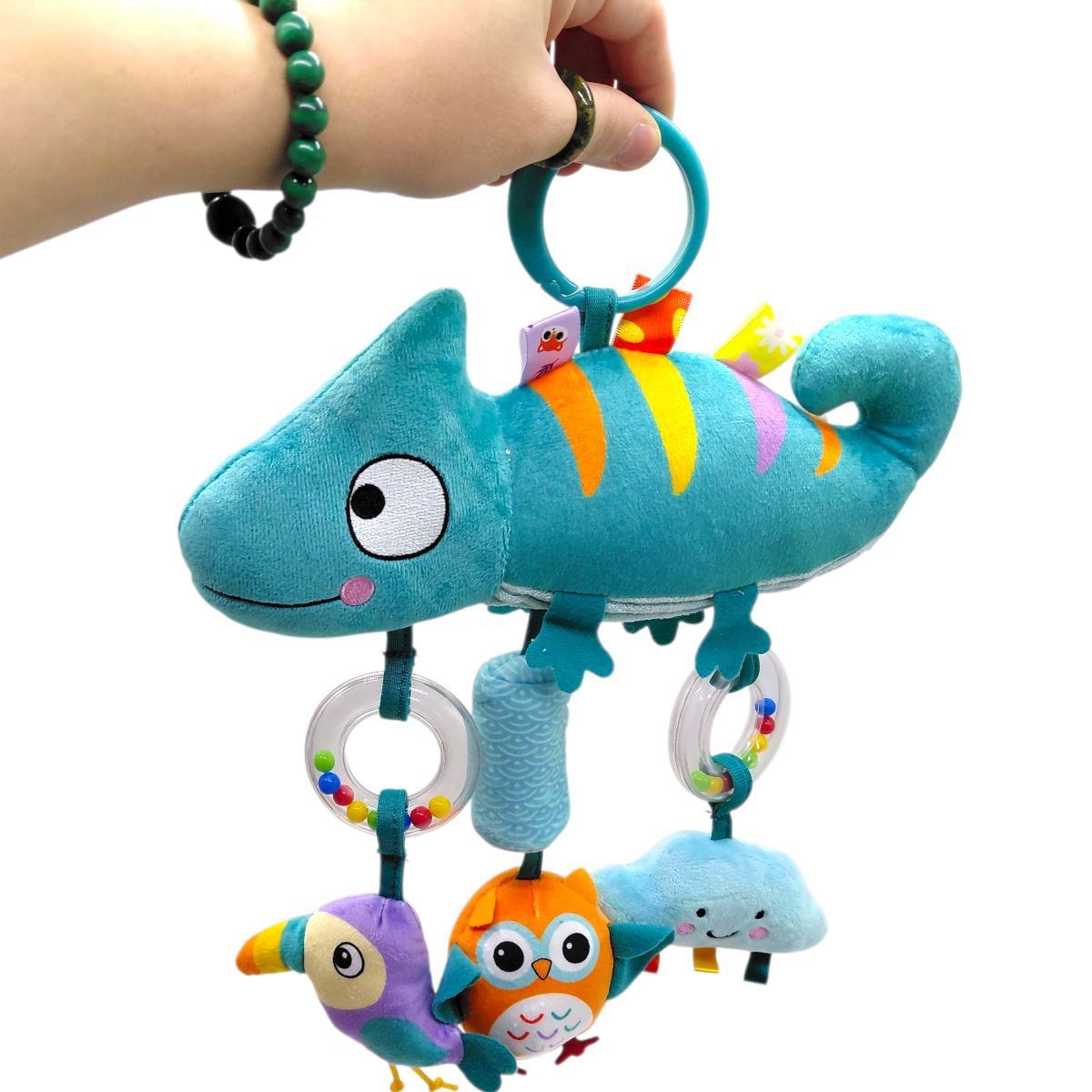 Брязкальце м'яке "Ящірка"  фото 2