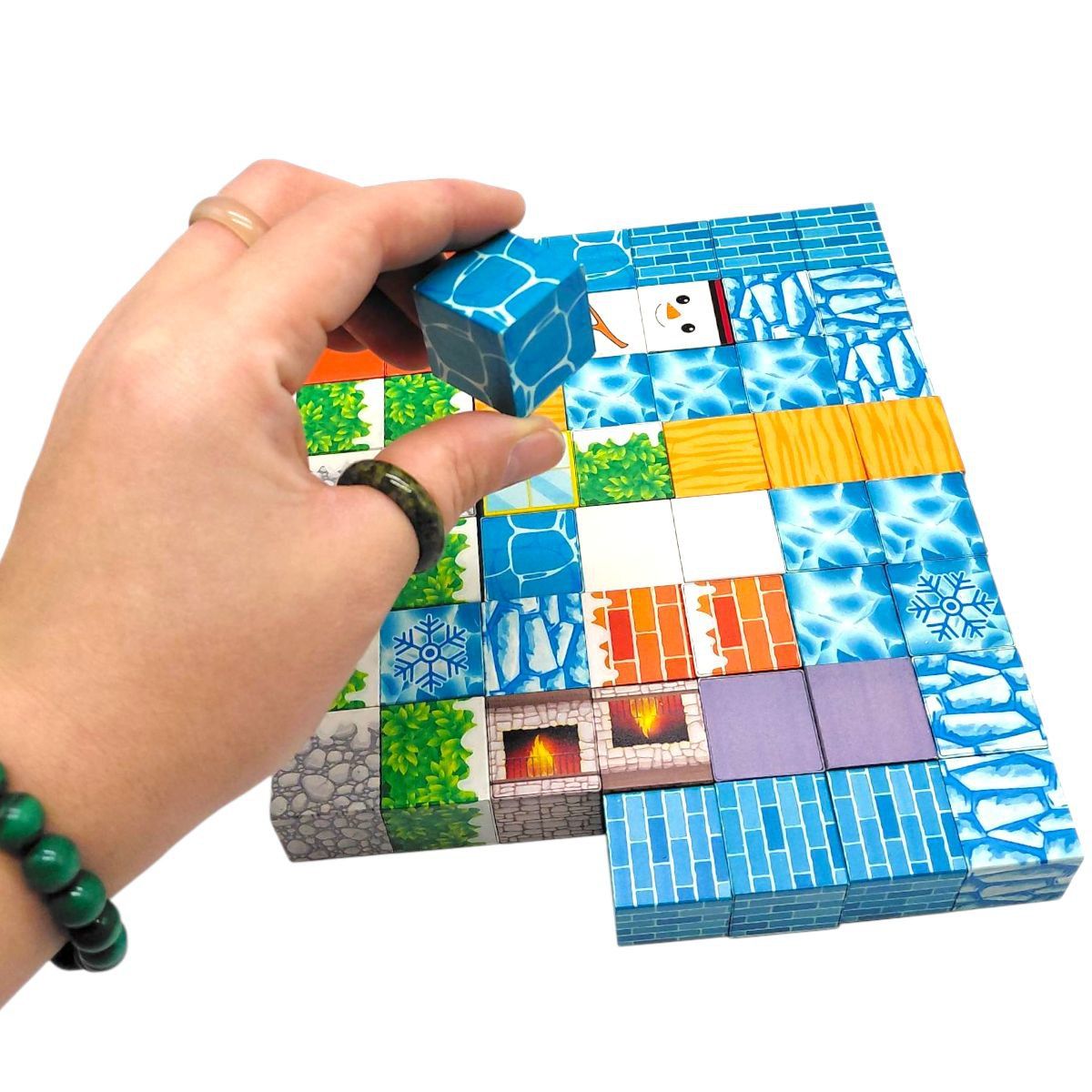 Магнитный конструктор "Small World", 54 дет  фото 2