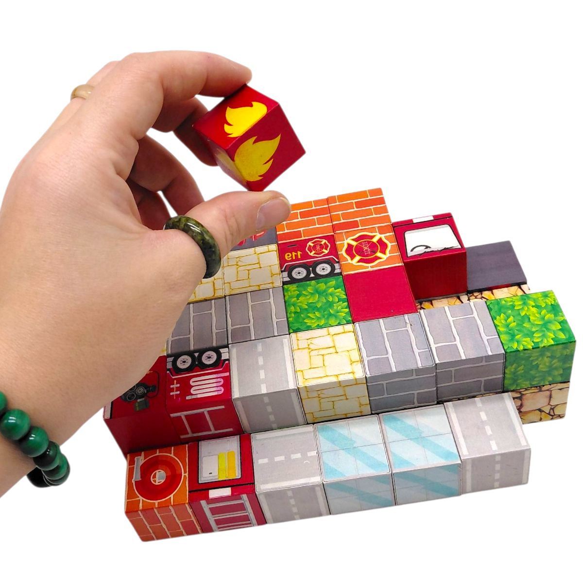 Магнитный конструктор "Small World", 54 дет  фото 2