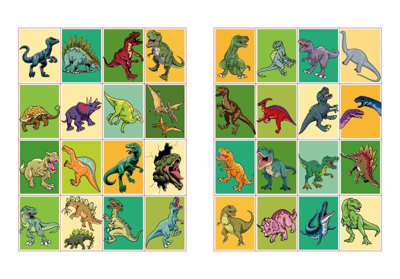 Книжка-розмальовка зі стікерами  "Світ хижих динозаврів"  фото 2