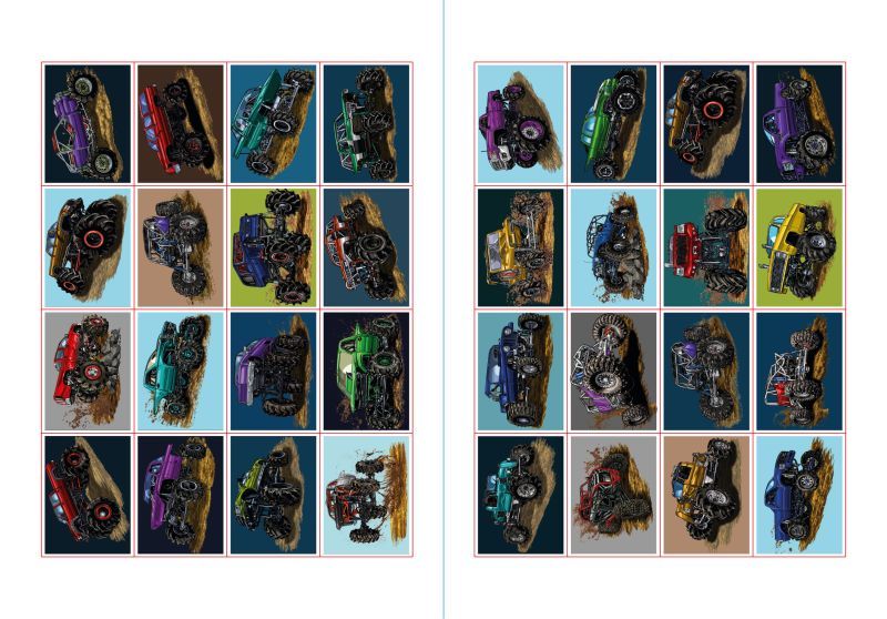 Книжка-розмальовка зі стікерами "Позашляховик"  фото 2