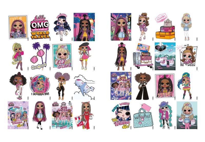 Книжка-розмальовка зі стікерами "Travel Sunset"  фото 2