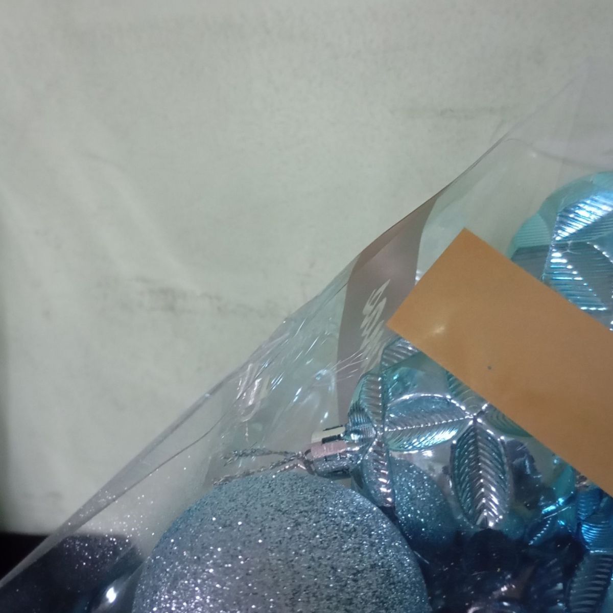 Уценка.  Новогодние украшения, шарики, 48 штук, в слюде - Повреждена упаковка  фото 2