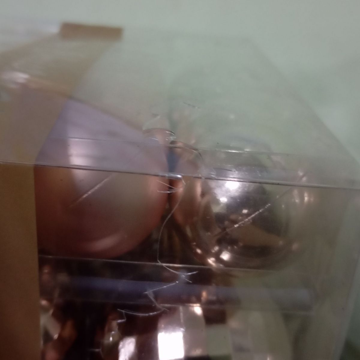 Уценка.  Новорічні прикраси C 67591 (18) 48 штук, кульки, D=3. 5 см та 5 см, у слюді   - Повреждена упаковка  фото 2