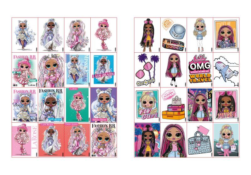 Книжка-розмальовка зі стікерами  "Tweens Cherry"  фото 2