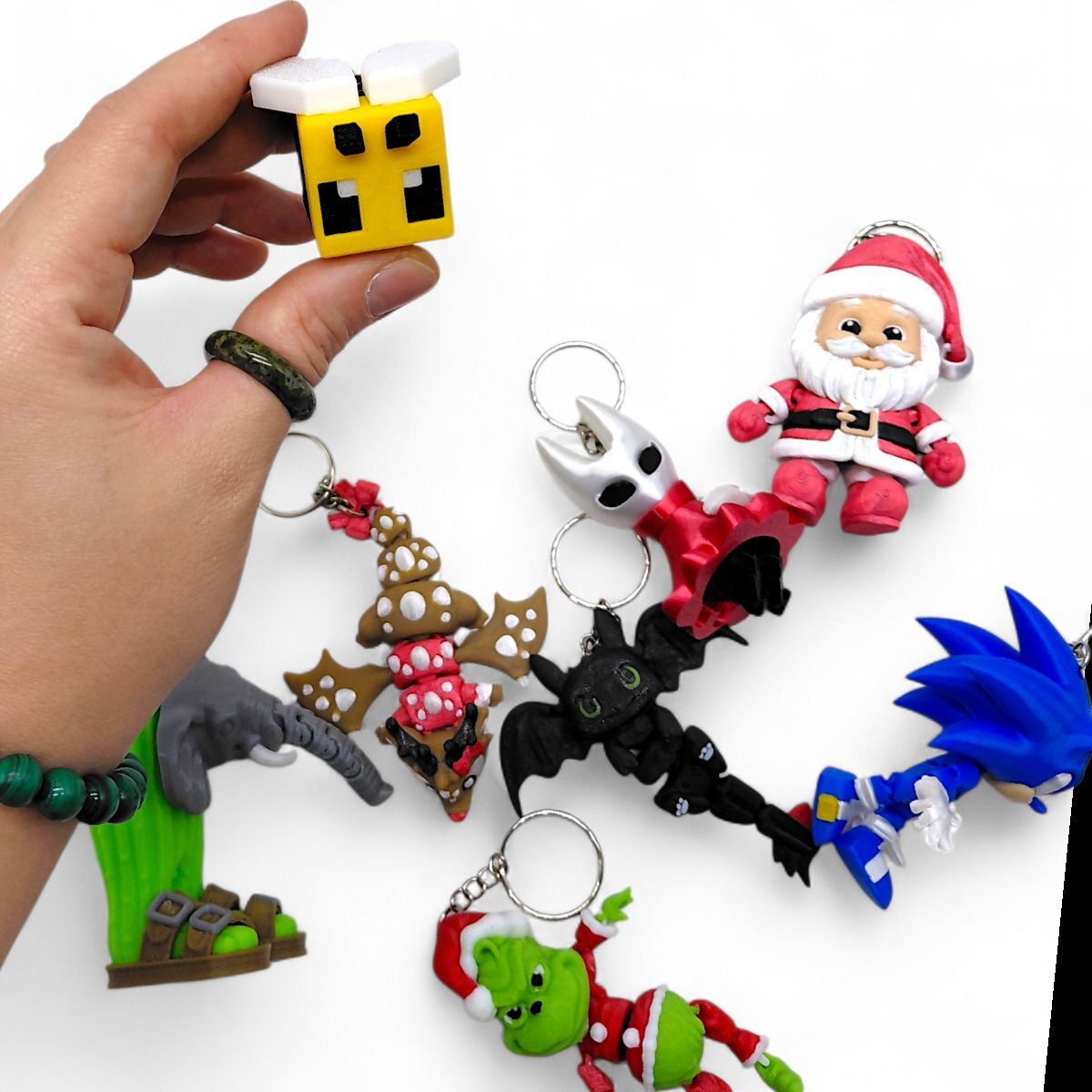 Брелок "Грінч Новорічний" (3d друк)  фото 2