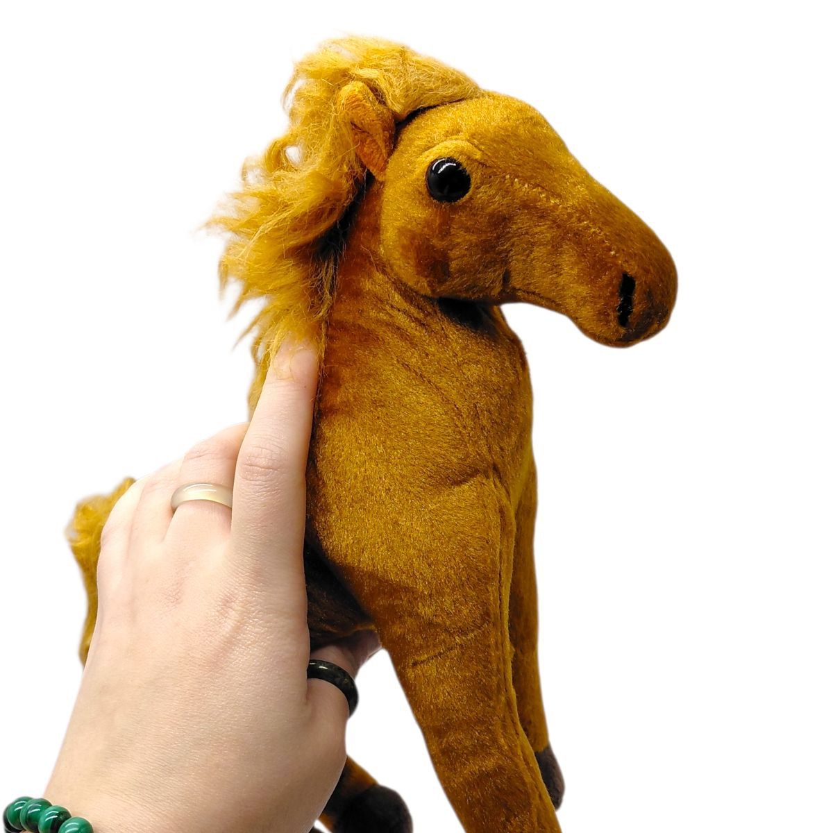 М'яка іграшка "Коник" 25 см (КОРИЧНЕВИЙ)  фото 2