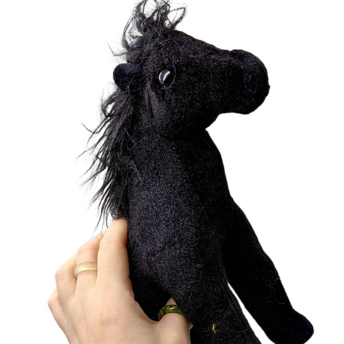 М'яка іграшка "Коник" 25 см (ЧОРНИЙ)  фото 2