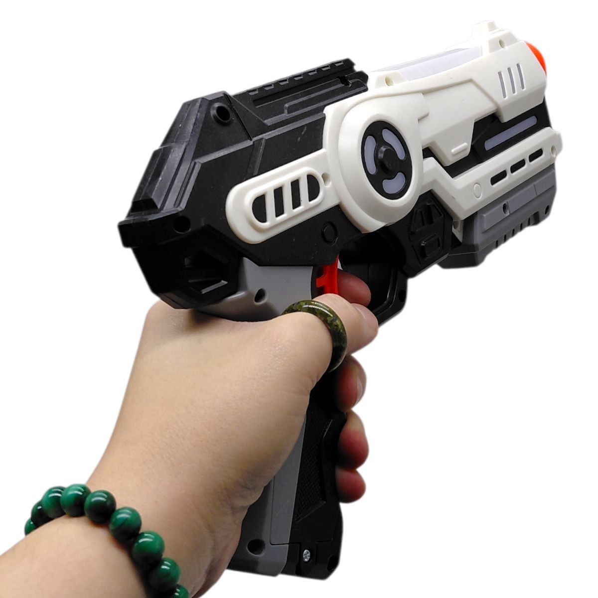 Бластери, бойвий набір 2в1 (ЗЕЛЕНИЙ+БІЛИЙ)  фото 2