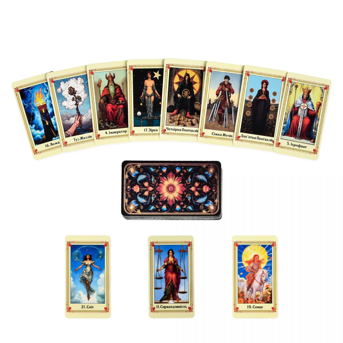 Карти для ворожіння "Таро" 78 шт  фото 2