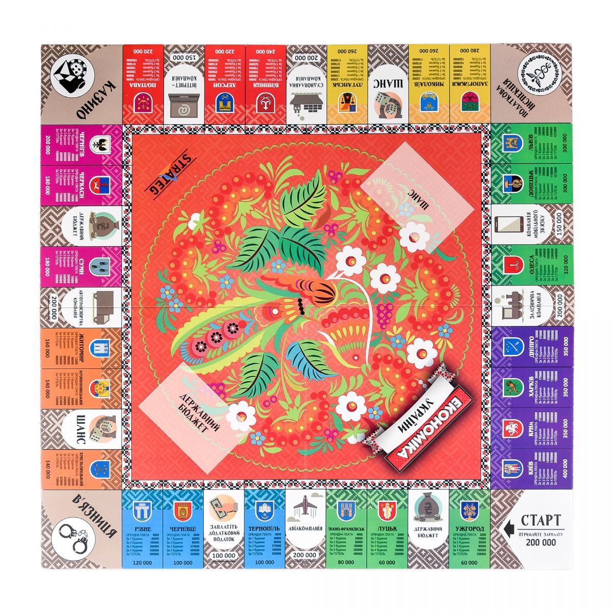 Настільна гра Strateg Економіка України  фото 2