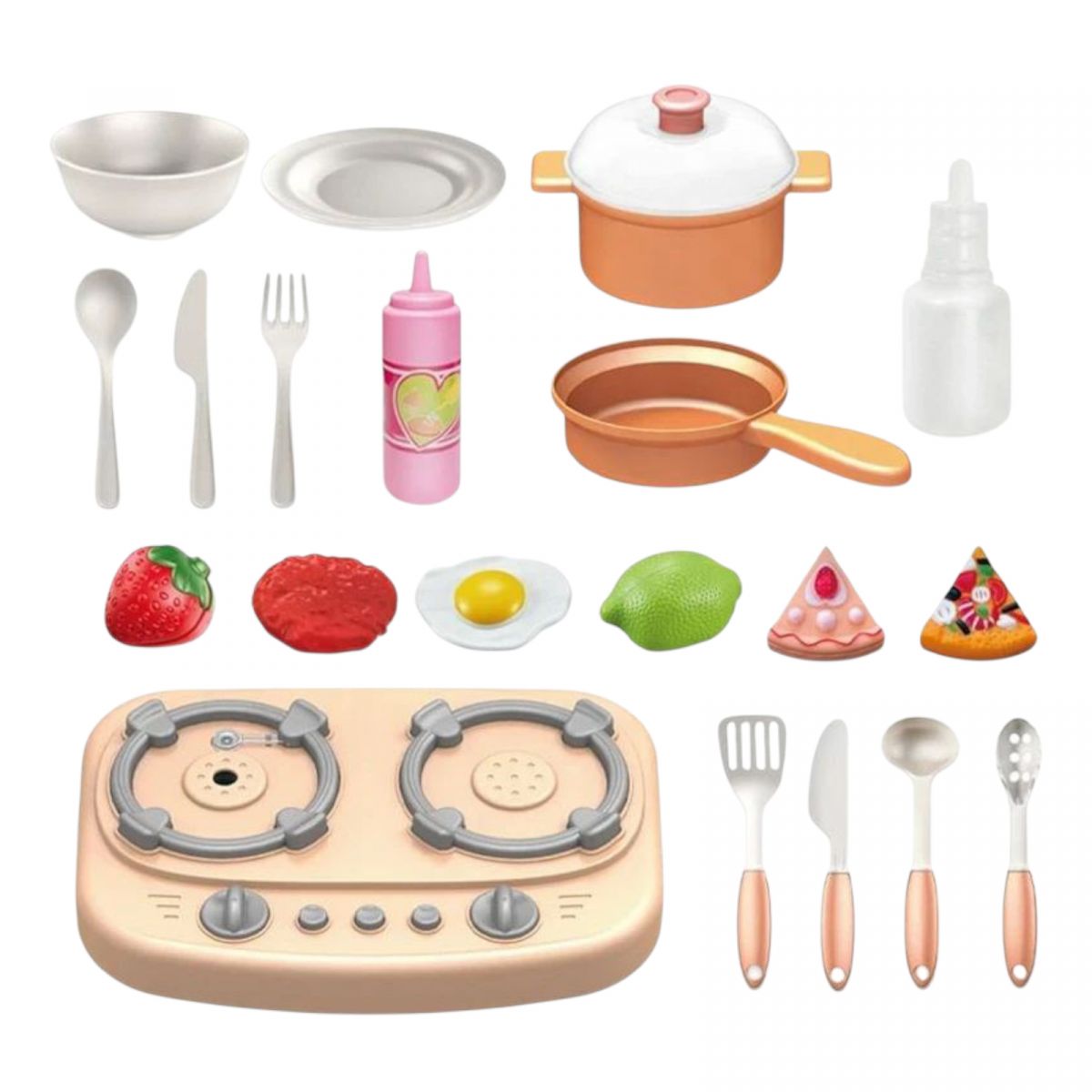 Кухня с посудой (РОЗОВАЯ)  фото 2