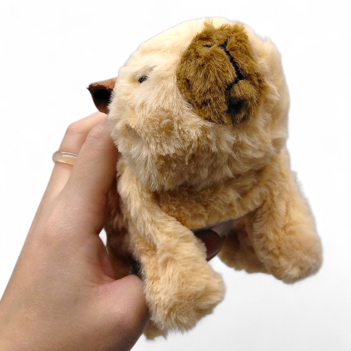 Мʼяка інтерактивна іграшка "Капібара" (коричнева)  фото 2