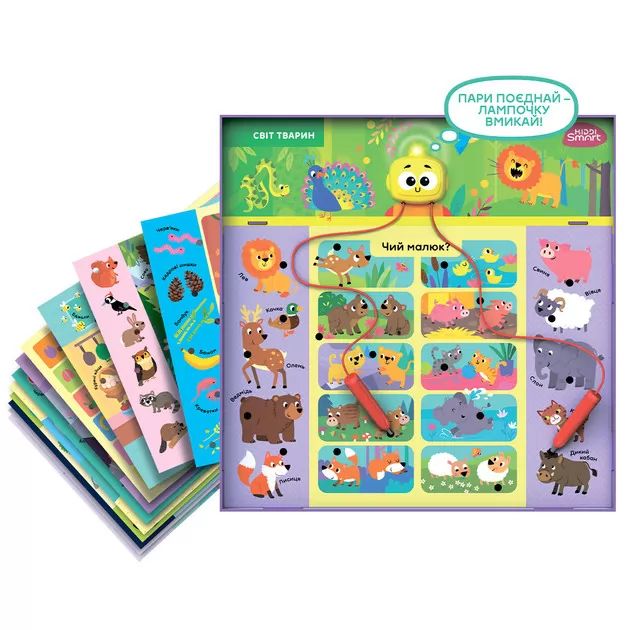 Электронная логическая игра KIDDI SMART - ВИКТОРИНА МИР ЖИВОТНЫХ S2  фото 2