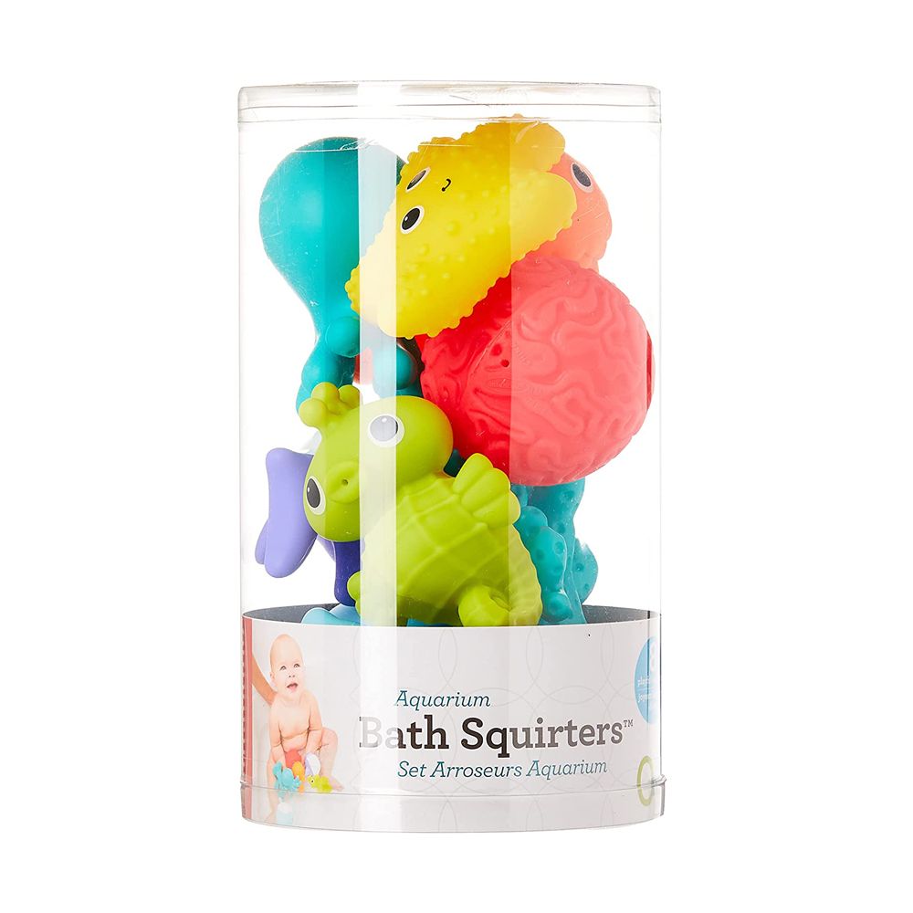 Infantino Сенсорний набір іграшок для ванни "У світі морському"  фото 2