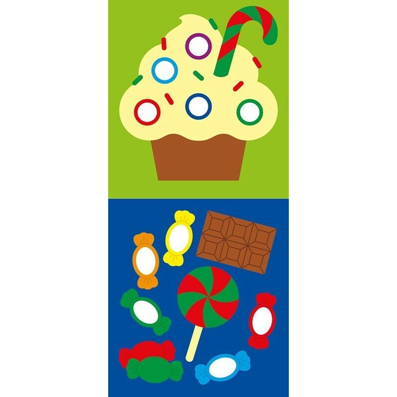 Мозаїка з наліпок : Ялинка.  Форма  фото 2