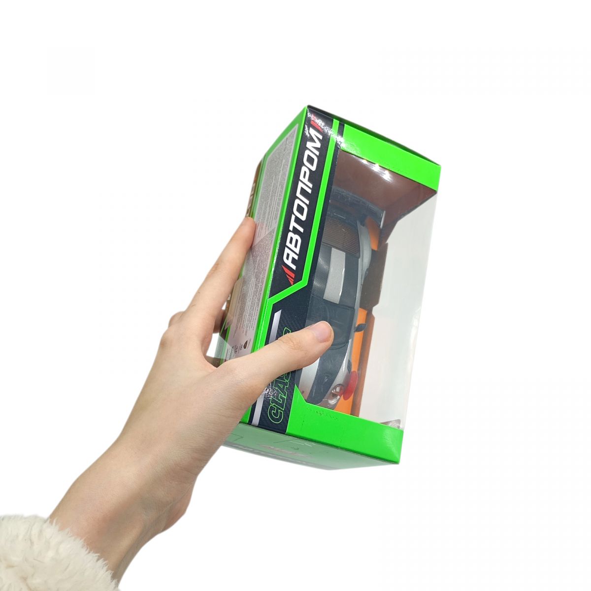 Машина мет.  АВТОПРОМ 1:32 "Porsche 911 GT2 RS", батар, світ. , звук, відкр. двері, короб. 18 * 9 * 8 см  фото 2