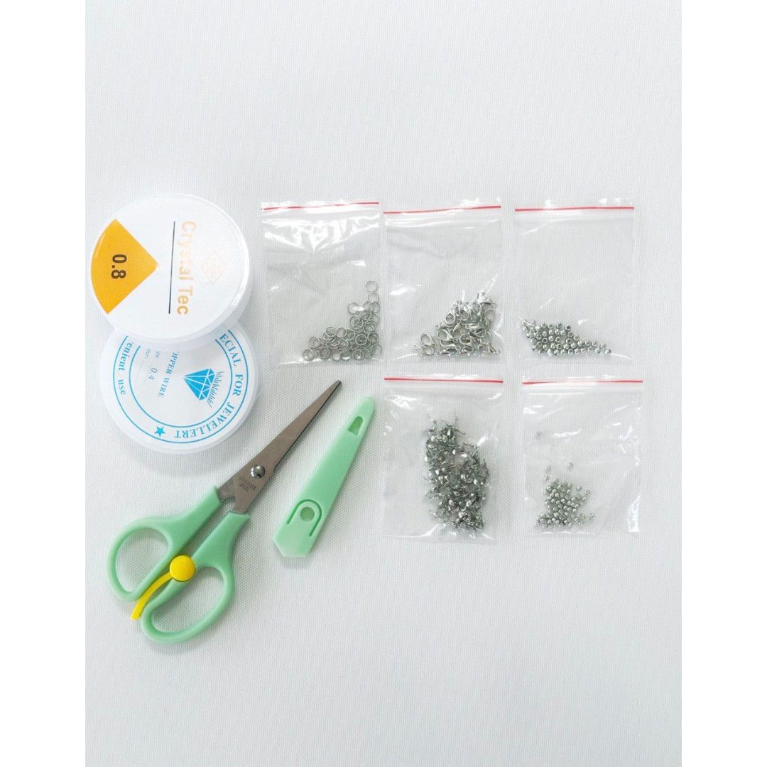 Набор аксессуаров для творчества для создания украшений "золотой"  фото 2