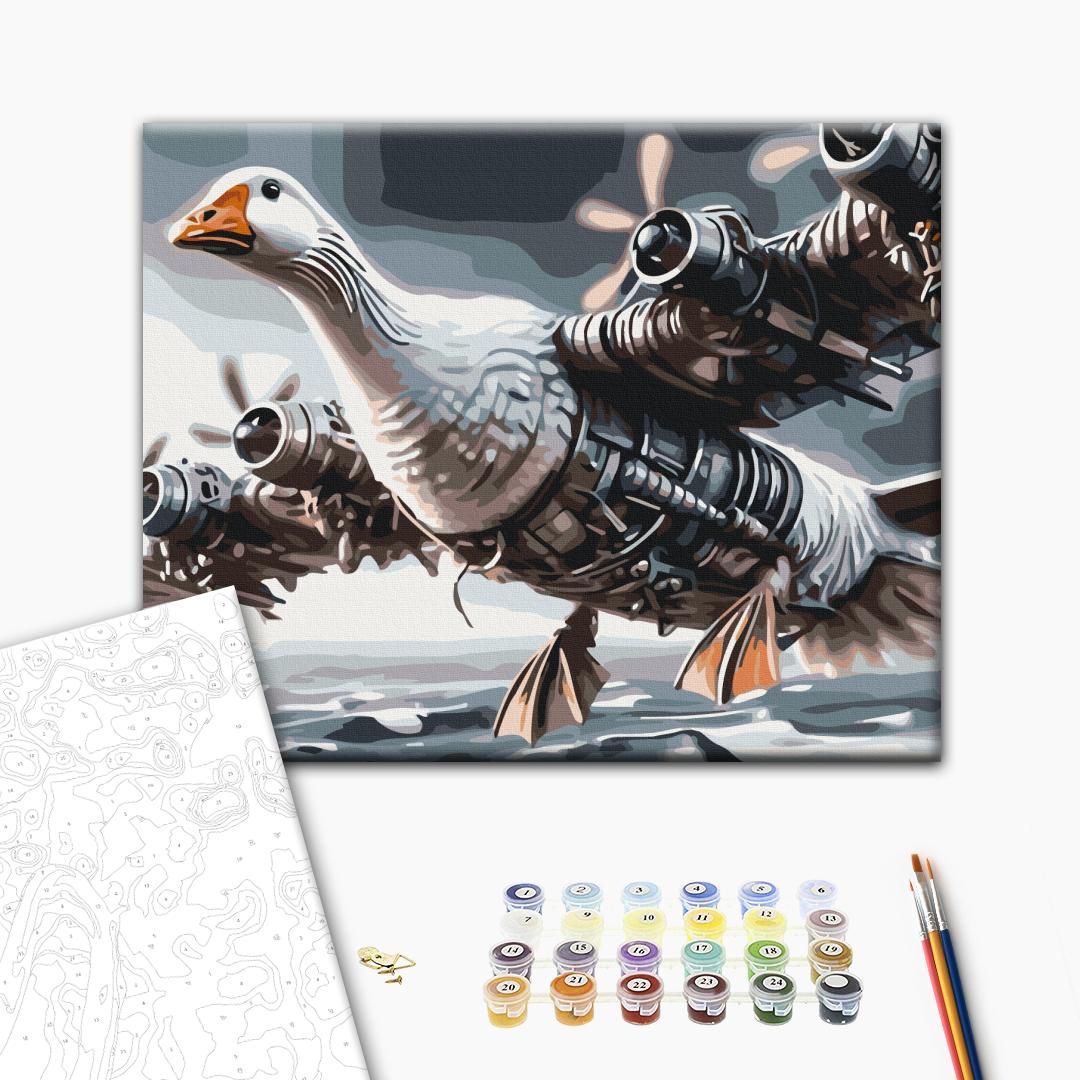 Картина по номерам "Bombogini gusini" 40x50 см.  фото 2