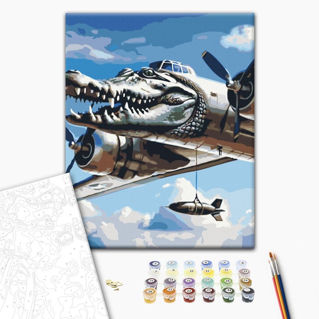 Картина по номерам "Bombardino Crocodile" 40x50 см.  фото 2