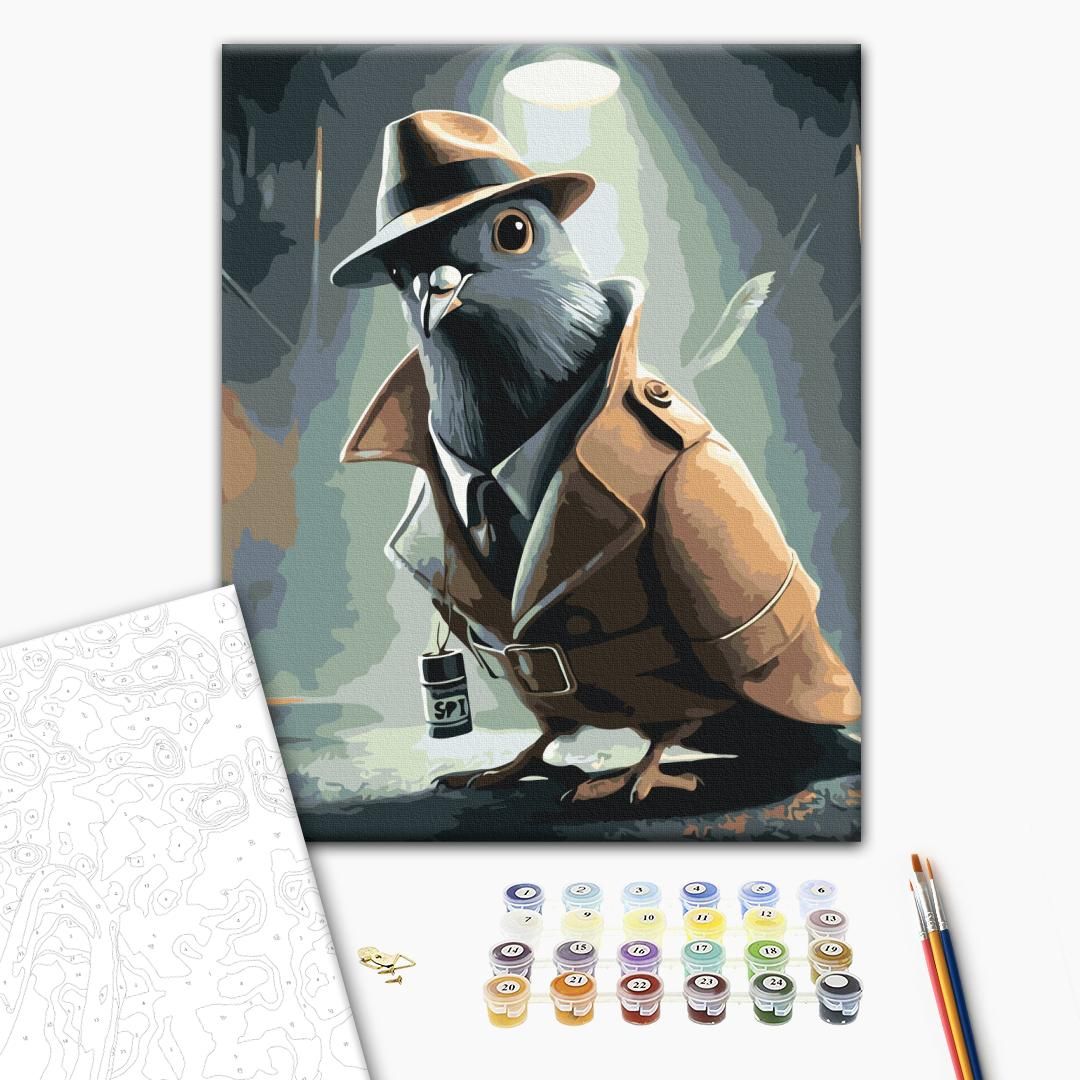 Картина по номерам "Spijuniro Golubiro" 40x40 см.  фото 2