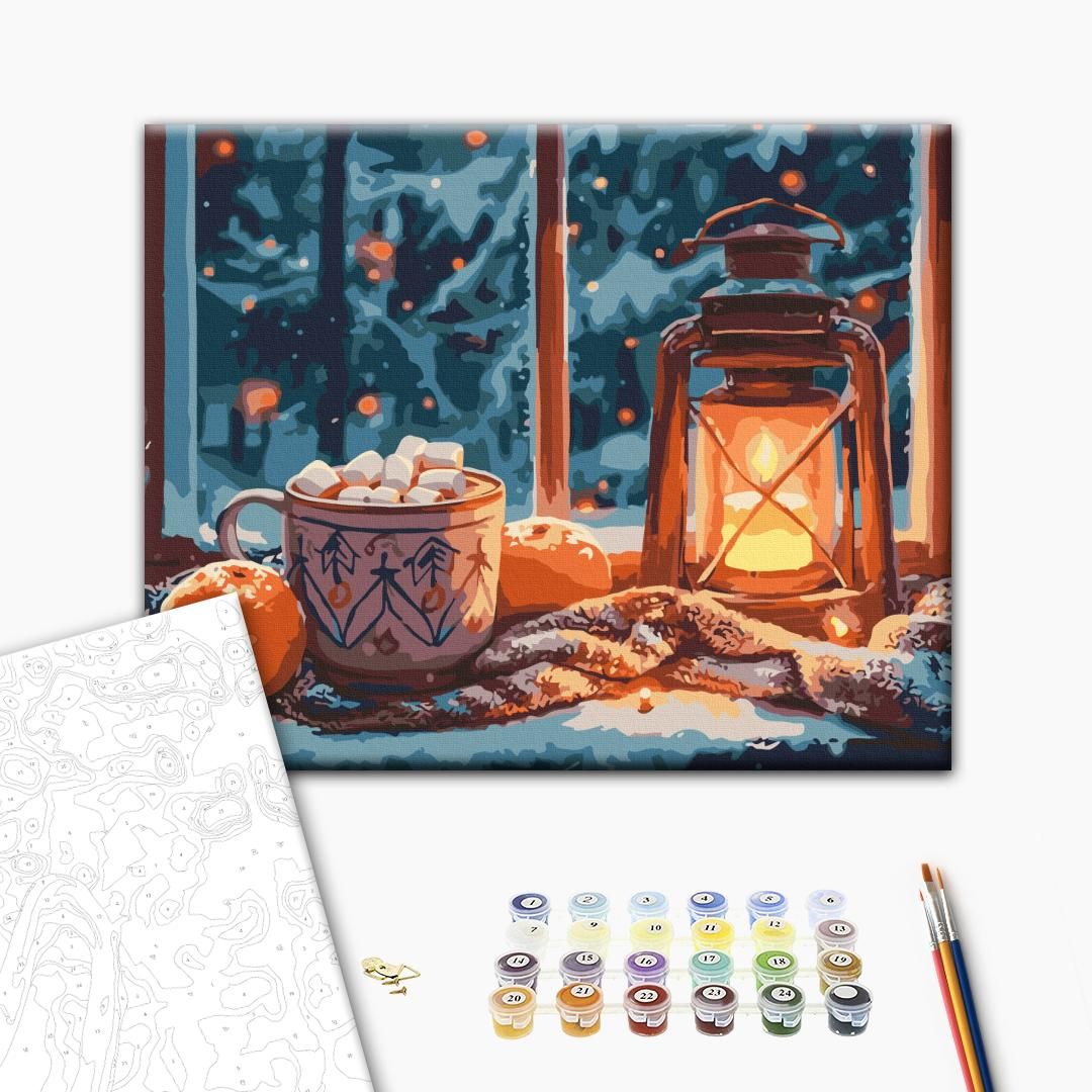 Картина по номерам "Уютный вечер" 40x50 см.  фото 2