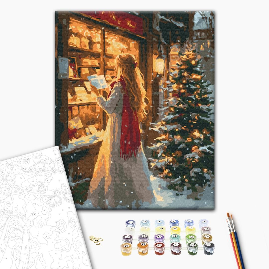 Картина по номерам "Время новогодних чудес" 40x50 см.  фото 2