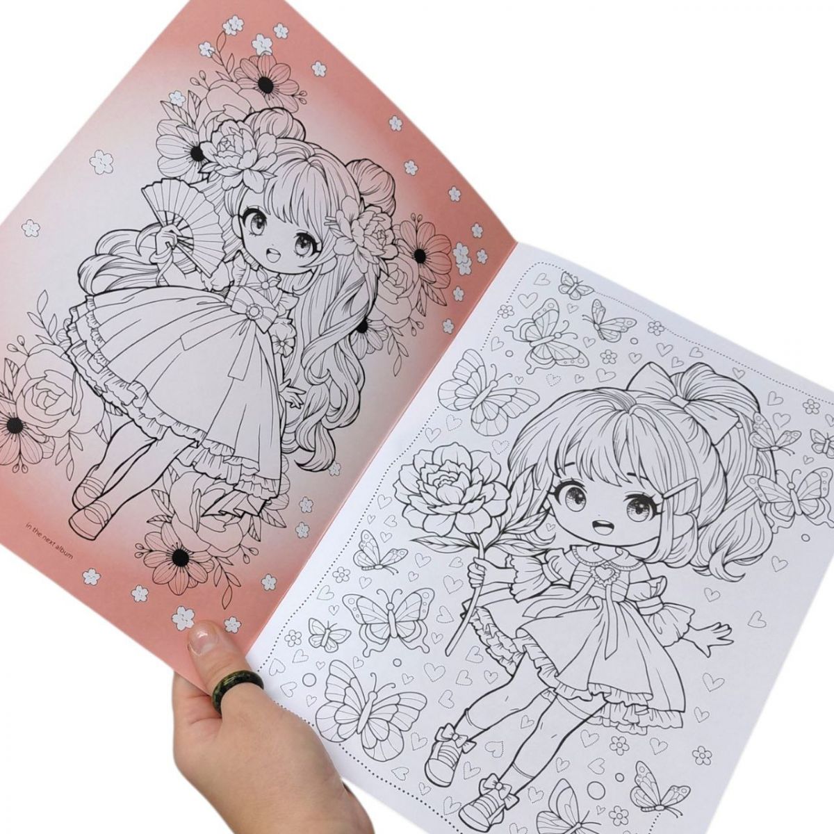 Розмальовка "Аніме" 21х29,7 см. , 8 аркушів  фото 2