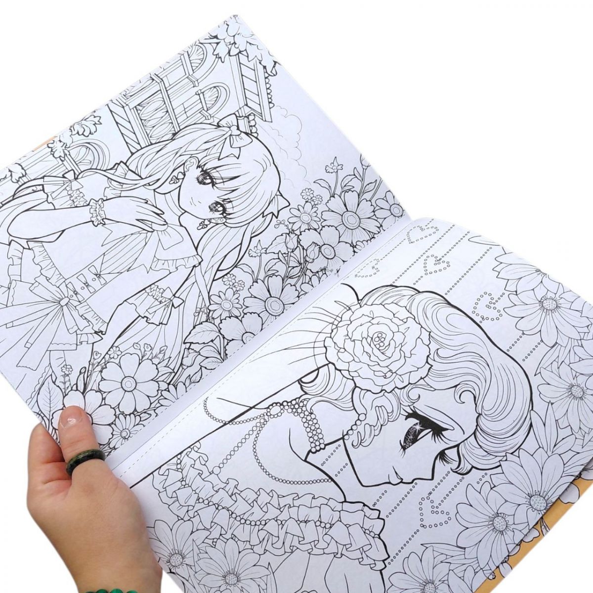 Розмальовка "Аніме" 21х29,7 см. , 8 аркушів  фото 2