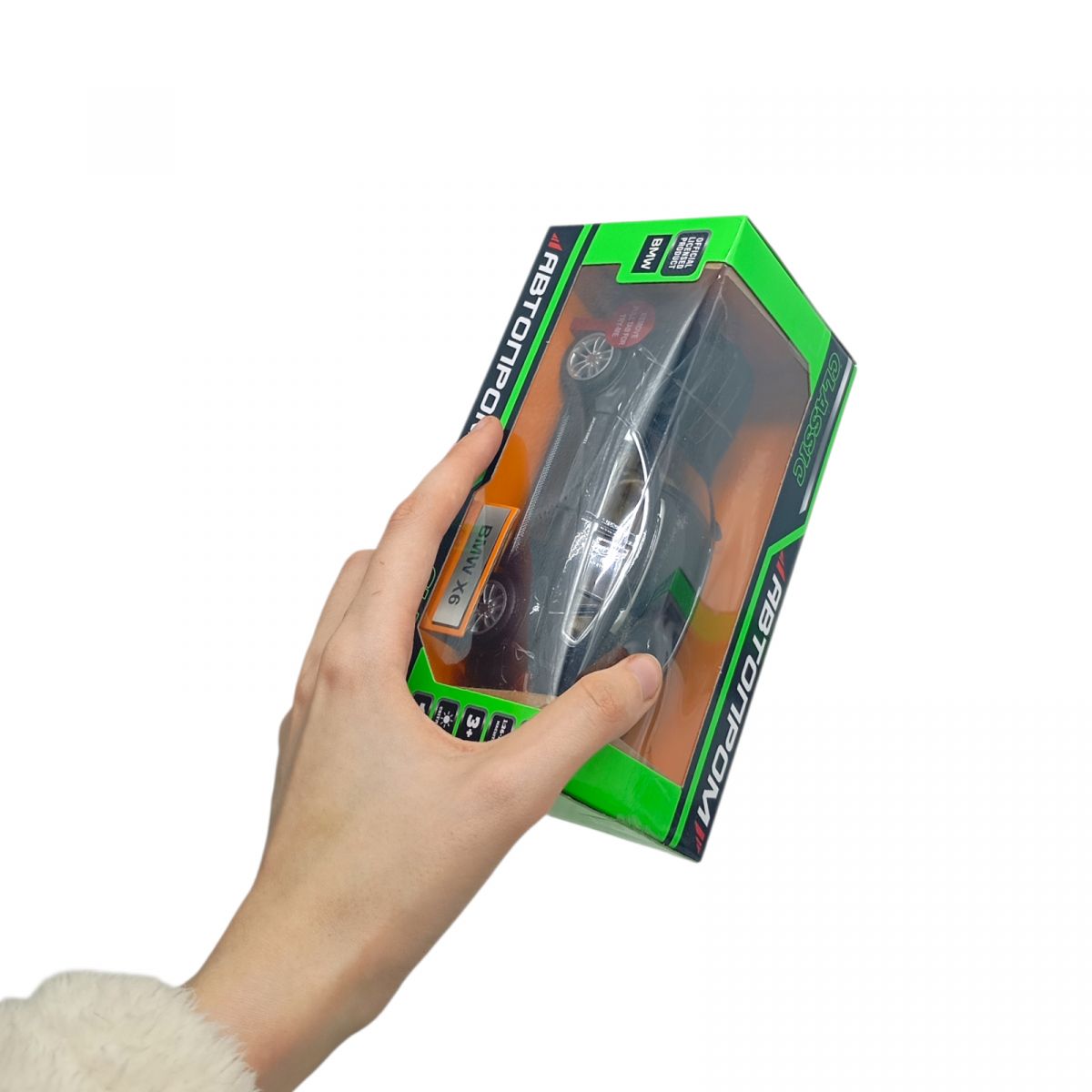 Машина АВТОПРОМ 1:32 BMW X6 (ЧОРНА) кор 18*8*9 см.  фото 2