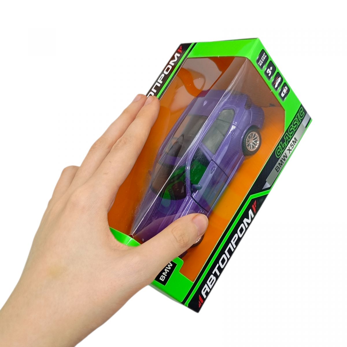 МАШИНКА АВТОПРОМ  BMW X5M (СИНЯ)  фото 2