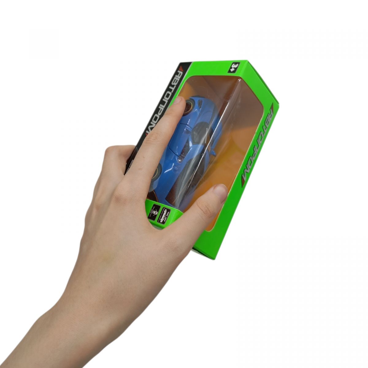 Машинка металева "АВТОПРОМ 1:43, BUGATTI" (СИНЯ)  фото 2