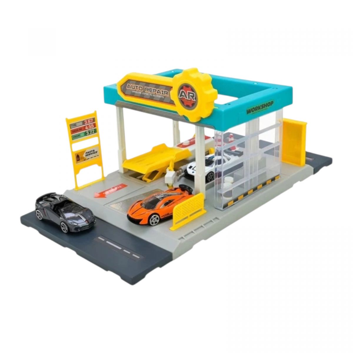 Ігровий набір СТО, короб.  30*23,5*6см  фото 2