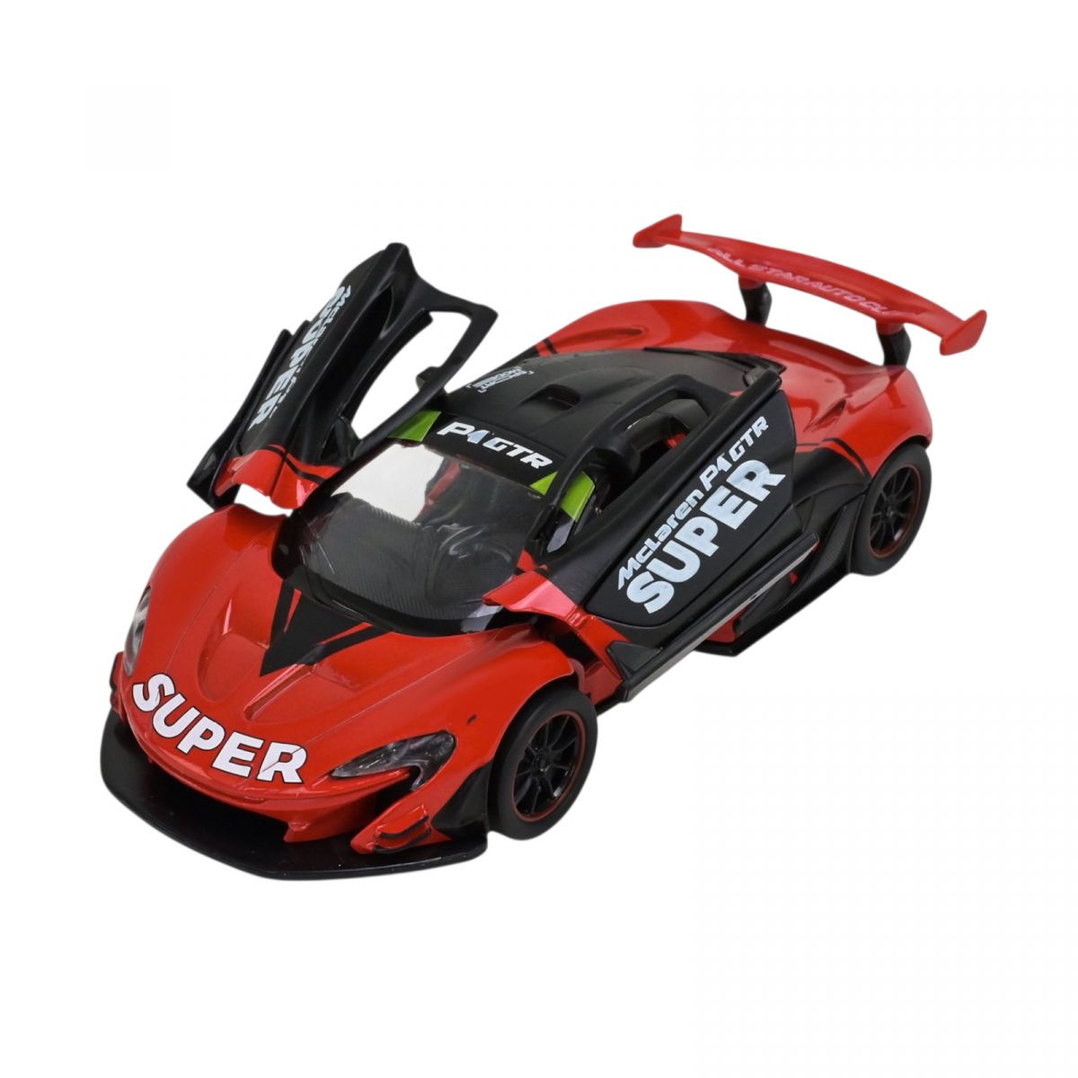 Машина мет.  1:31 Mclaren P1 GTR, батар. , світло, звук, відкр. двері, кор.  18*9*8см  фото 2