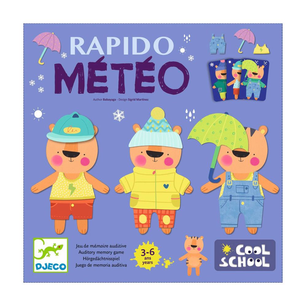 Настільна гра DJECO "Рапідо Метео"  фото 2