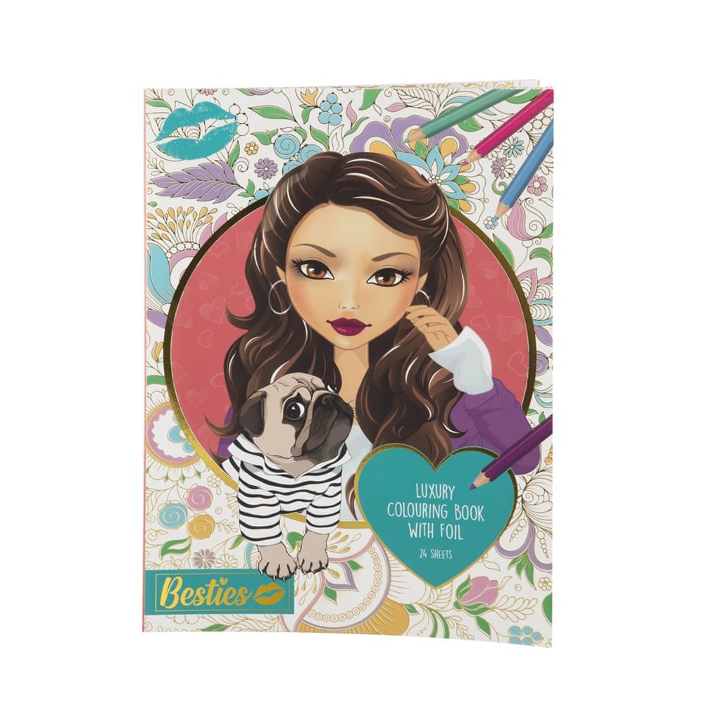 Розмальовка A4 Besties "Магія золота"  фото 2