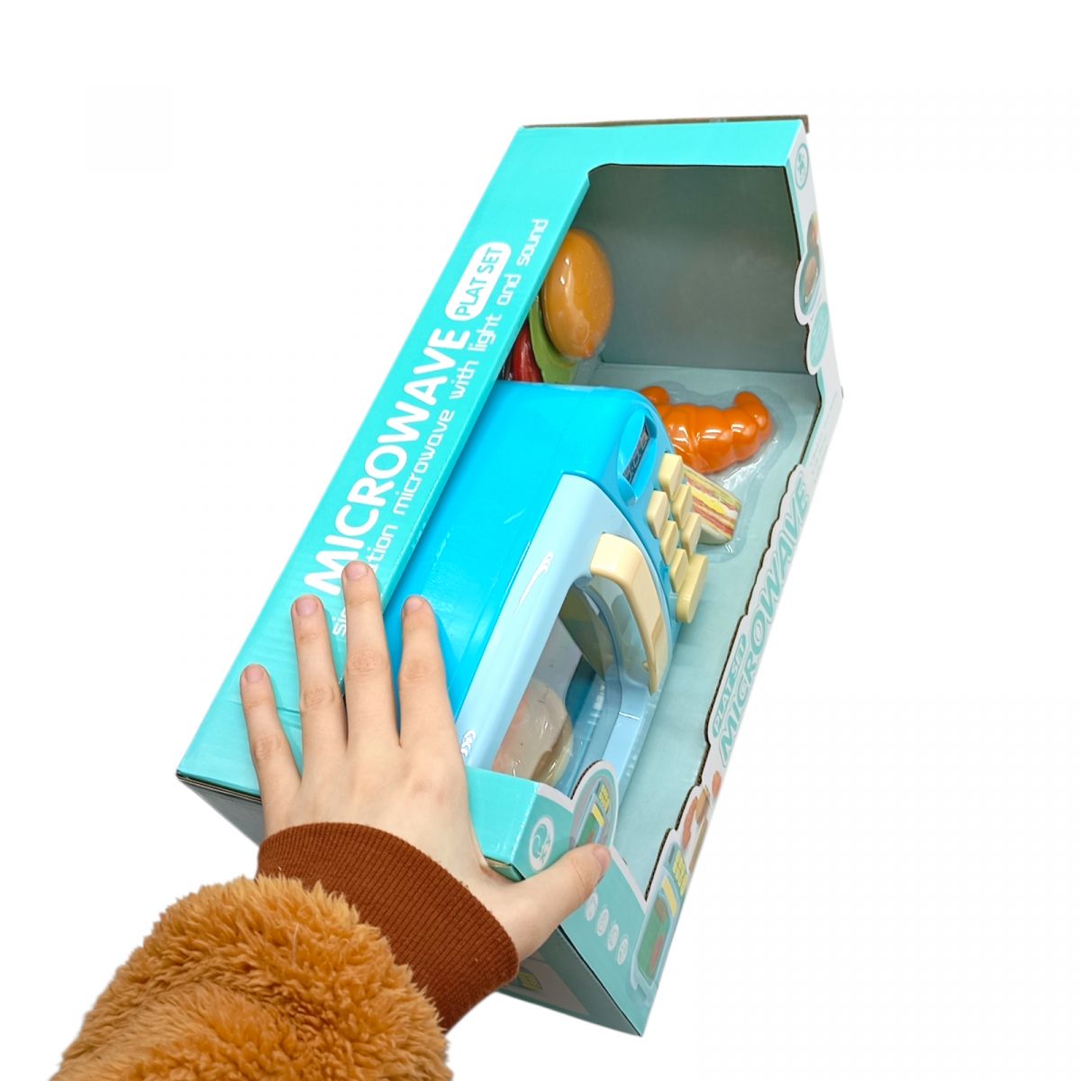 Микроволновка батар. муз. свет. кор. 36,5*14*19,5 см.  фото 2