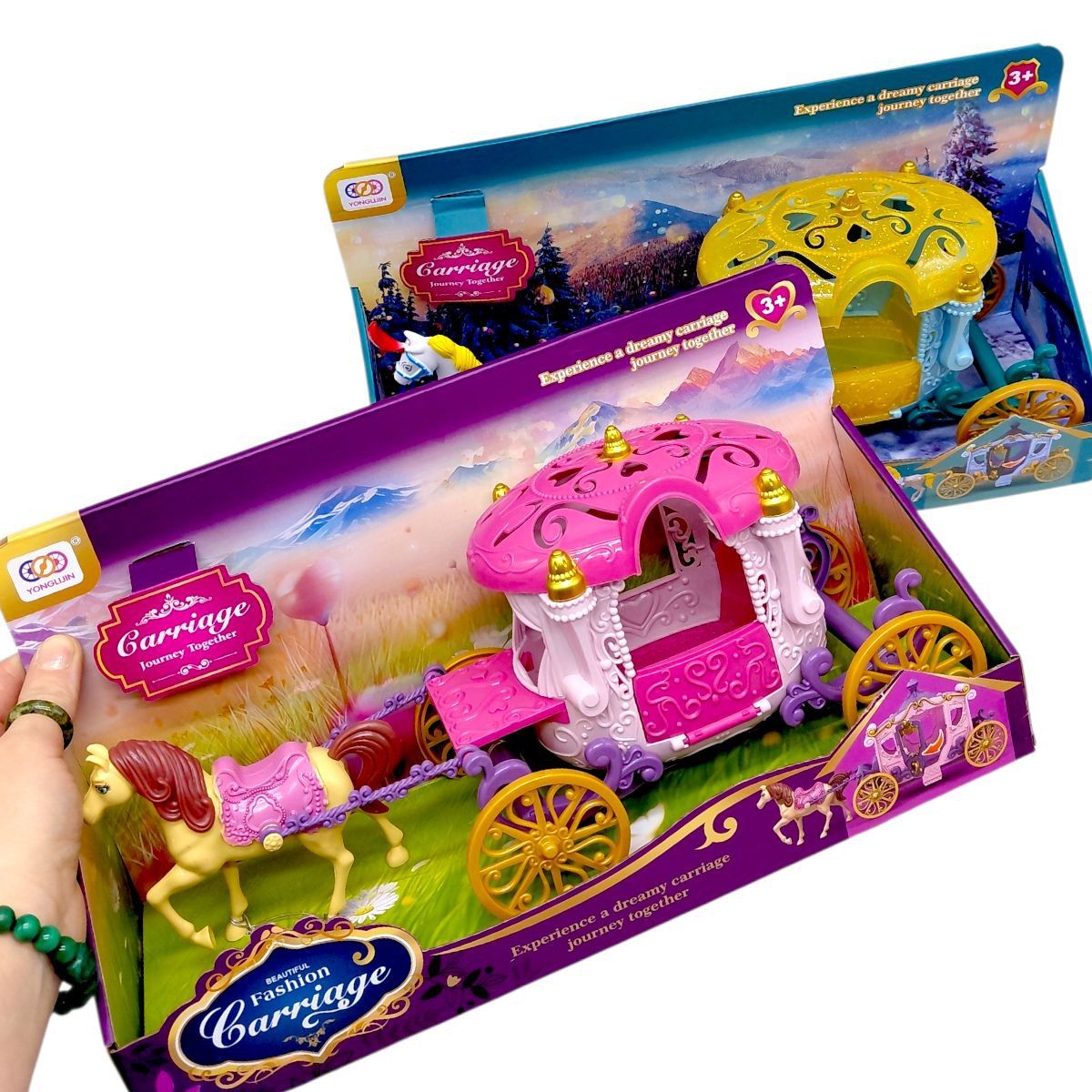 Ігровий набір "Карета з конем" в коробці  фото 2