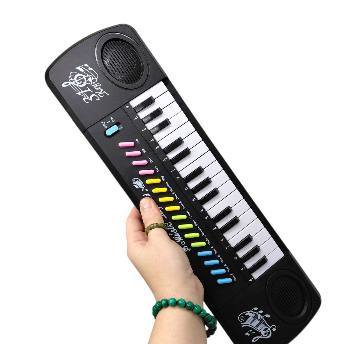 Синтезатор (31 клавіша, мікрофон, USB-кабель, на батарейках, у коробці)  фото 2