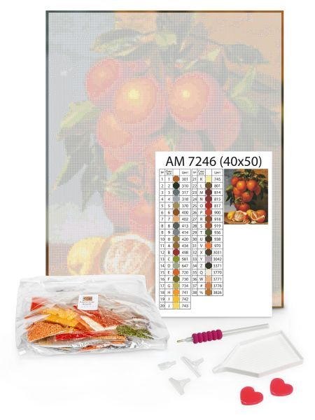 Алмазна мозаїка - "Блакитні іриси" ©Юлія Томеско, 30х40см  фото 2