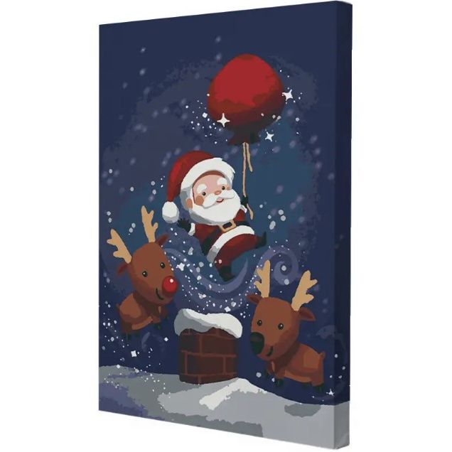 Картина по номерам "Новорічний секрет" 40х28 см  фото 2