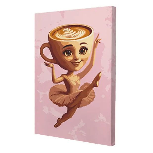 Картина по номерам "Капучина" 40х50 см  фото 2