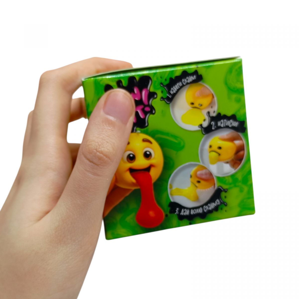 Вязка маса Smile Slime (БЛАКИТНИЙ)  фото 2